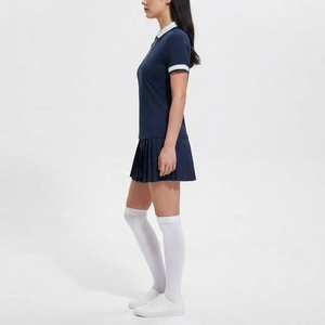 Robe de sport pour le tennis en spandex et nylon, respirante, légère, avec short intégré taille haute - Product Image 3