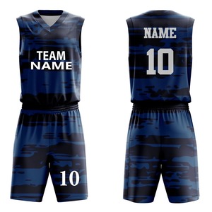 Conjunto de Uniforme de Baloncesto Personalizado de Poliéster Estampado, Nuevo Estilo, Cómodo, Transpirable, con Nombre del Equipo, Tallas Grandes, Protección Anti-UV - Product Image 4