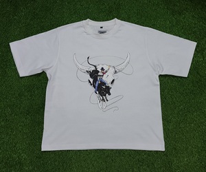 เสื้อยืดผู้ชายคุณภาพสูง 240 กรัม ผ้าฝ้าย พิมพ์ลายตามสั่ง 100% คอโอเวอร์ไซส์ แขนสั้น พิมพ์ลายตามสั่ง ลดราคา - Product Image 5