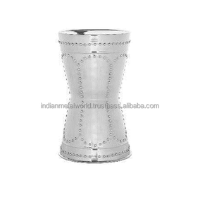 IRON DRUM STOOL HONEY COMB WITH HAMMERED GOLD - Product Image 2