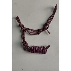 Harnais en corde de nylon pour cheval, design anatomique, surpiqûres décoratives, boucles en laiton, rembourrage doux, course d'endurance, taille personnalisable - Product Image 1