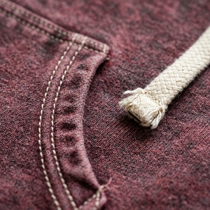 Vente en gros de sweats à capuche unisexes en coton 100% 350g, poids lourd, effet délavé, sweats à capuche pour hommes - Product Image 6