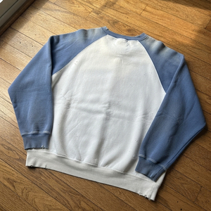 Custom Distressed Embroidery Printed Sweatshirts Men High Quality French Terry Crew Neck Tee Top Fleece Winter Wear Sweatshirts - Product Image 2