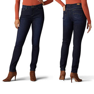 Jeans de Mezclilla Ajustados de Cintura Alta con Botones para Mujer, Pantalones de Mezclilla Transpirables, Diseño Personalizado OEM - Product Image 5