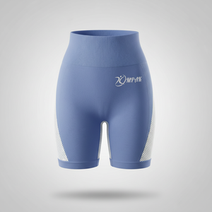 Shorts de sport pour femme, taille haute, sans couture, respirants, effet push-up, style streetwear, pour la gym, le cyclisme, le fitness, l'athlétisme et le yoga - Product Image 1