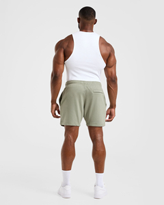 Pantalones Cortos Casuales para Hombre, 100% Algodón, Diseño Sólido, Cierre con Cordón, Transpirables, de Secado Rápido, Ecológicos - Product Image 2