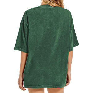 Latest Design Women's Oversized Solid <b>Pink</b> T-Shirt Loose Fit O-Neck Short Sleeve Jersey Knitted Casual All Seasons Wear T Shirts - Product Image 4