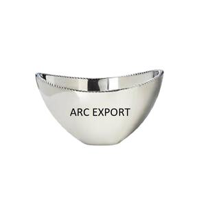 Silver Simple Design Serving Bowl New Stylish Tableware <b>Large</b> Food Soup Serving Bowls For Home Hotel Accessories At Good Price - Product Image 1