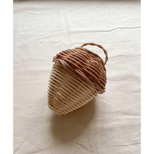 เครื่องประดับกระดิ่งหวายถักสำหรับตกแต่งภายในบ้าน งานฝีมือจากเส้นใยธรรมชาติ ตกแต่งต้นคริสต์มาส - Product Image 1