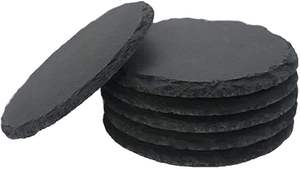 Juego de 4 posavasos de mármol negro hechos a mano y personalizados para cocina, taza de té, café, mesa, decorativos. - Product Image 6