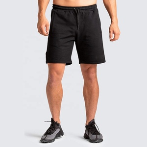Personalizable de los hombres de 5 pulgadas gimnasio Activewear patrón sólido de punto pantalones cortos - Product Image 1