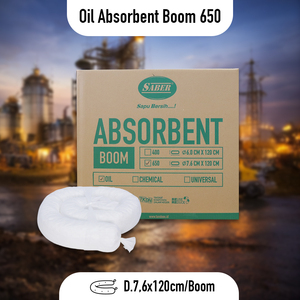 Barrera Absorbente de Polipropileno 650 para Control de Derrames de Petróleo Hidrocarbúrico, Fabricante OEM, Uso Industrial y Marino - Product Image 2