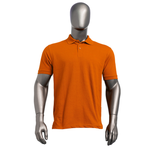 Polo décontracté en coton pour homme, tricoté, à manches courtes, col boutonné, respirant, idéal pour le golf, broderie personnalisée - Product Image 6