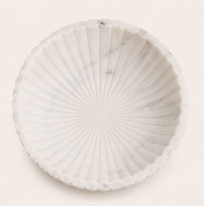 Cuenco de Mármol Tallado a Mano de Lujo, Cuenco Decorativo de Mármol Blanco Natural para Frutas, Diseño Moderno para Hogar y Hotel, Venta al Por Mayor - Product Image 3