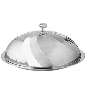 Plat de service en acier inoxydable, idéal pour les buffets, les réceptions de mariage et les salles à manger d'hôtel - Product Image 3