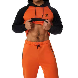 Hot Selling Fashionable Slim Fit <b>Men</b> Tracksuit Training Wear Comfortable <b>Pullover</b> <b>Men</b> Tracksuit - Product Image 2
