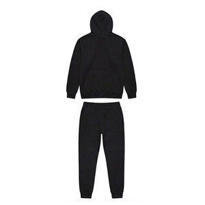 Men's 2 Piece Fleece Sweatsuit Hoodie and Sweatpants Set, Full <b>Zip</b> Long Sleeve <b>Hooded</b> Tracksuit, Warm Casual Loungewear for Fall - Product Image 5