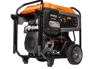 MEJOR OFERTA 2026: Generador Portátil a Gas de 5500 Vatios, Nuevo, con Arranque Eléctrico y Alerta, Naranja y Negro - Product Image 1