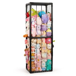 Organizador Vertical de PVC para Peluches con Red Elástica, Corralito para Niños, Almacenamiento que Ahorra Espacio, Almacenamiento Tipo Zoológico para Peluches - Product Image 2