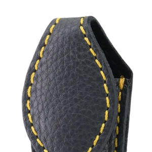 Estuche de Cuero para Tijeras y Cortadores Pequeños, en Oferta |   Funda Protectora de Cuero Vacuno Genuino |   Soporte compacto de 6.8 x 3.3 x 1 cm - Product Image 3