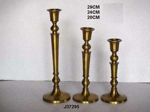 Ensemble de chandeliers en métal doré, style vintage, pour bougies coniques, décoration de mariage, fête, maison - Product Image 3