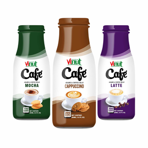 Vietnamese <b>Coffee</b> Drink Iced Latte Aluminum Can 250ml VINUT Pure Natural 10 Brix for Wholesale for Distributor for Importer - Product Image 1