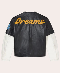 Chaqueta Varsity Informal de Lona, Último Modelo, OEM, para Invierno, con Parche de Chenilla Bordado en la Parte Delantera, Impermeable, Transpirable y Resistente al Viento, Estilo Mandarín - Product Image 1
