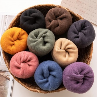 Men's Daily Fleece Quilted Winter Socks 6 Color Options to Choose From