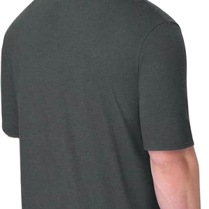 Chemises pour hommes de haute qualité, confortables, respirantes, légères, en toile 100% polyester, avec logo personnalisé, formelles et basiques - Product Image 4