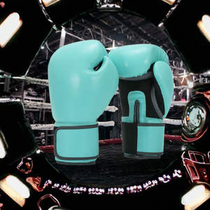 Nuevos Guantes de Boxeo Azules, Blancos, Rojos y Amarillos para Adultos y Niños, 16 oz, Material PU, Guantes Personalizables - Product Image 2