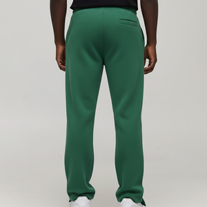 Pantalon de jogging décontracté pour homme, vert, 100% coton, écologique, respirant, style streetwear, taille élastique, poches latérales - Product Image 6