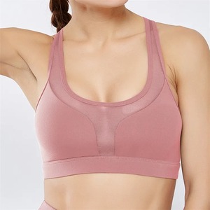Factory Stocks Women's Yoga Sport <b>Bra</b>-Lightweight Breathable Reversible Seamless Four-Way <b>Stretch</b> Quick Dry Sports <b>Bra</b> - Product Image 1