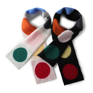 Écharpe longue classique et polyvalente en tricot écologique, collection Automne-Hiver 2026, haut de gamme, tendance, chauffe-cou chaud pour couples - Product Image 1