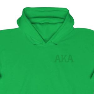   เสื้อฮู้ดสีเขียวไอริช พิมพ์ลายตราสัญลักษณ์สีเขียว ผ้าฟลีซ แบบสวมหัว ยูนิเซ็กซ์ เสื้อผ้าชมรมกรีก รับผลิตแบบ OEM ODM - Product Image 4