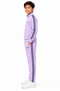 Veste polaire à fermeture éclair intégrale et pantalon assorti pour garçons Livster, uniforme scolaire primaire, vêtements de sport - Product Image 2