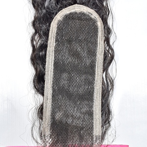 Extensiones de Cabello Remy 100% Virgen para Mujer, Color Negro Natural, Sin Enredos, Sin Caída, Cierre Indio 2*6, Venta al por Mayor Directa de Fábrica, ¡Gran Demanda! - Product Image 5
