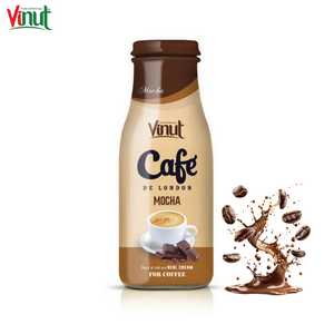 เครื่องดื่มกาแฟโรบัสต้า รสโมคค่า บรรจุขวดแก้ว 280 มล. ไม่เติมน้ำตาล VINUT ผู้ผลิตเครื่องดื่มสำหรับร้านกาแฟ - Product Image 1