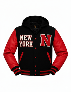 Nouvelle Veste de Baseball Chrétienne pour Hommes, Modèle Exclusif, Bleu et Blanc, avec Broderie JESUS, Imperméable, Boutons Pression sur le Devant, Style Streetwear - Product Image 1