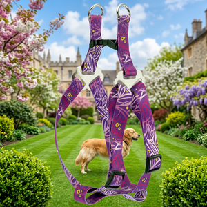 Arnés Ajustable Clásico para Perros, para Caminar y Correr al Aire Libre, con Estampado Personalizado, Cierre de Hebilla, Sin Tirones, de Poliéster - Product Image 3