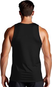 Camiseta sin mangas para entrenamiento en el gimnasio, diseñada para programas de personalización de marca y una cómoda camiseta clásica sin mangas. - Product Image 2