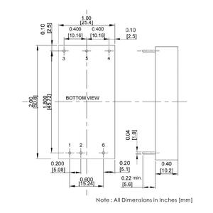 Convertisseur DC-DC ultra large bande 20W ±12V à double sortie, rapport d'entrée 18:1, entrée 8 5-160V - Product Image 3