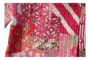 Chaqueta acolchada reversible con forro Chaqueta de retazos Chaqueta moderna para mujer - Product Image 6