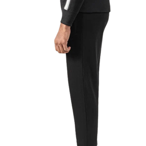 Men's Fleece Sweatpants Side Stripe Jogger Pants Casual Straight Leg <b>Trousers</b> <b>Elastic</b> <b>Waist</b> Custom Logo Sportswear OEM - Product Image 3