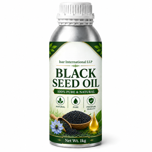 Suministro al por Mayor de Aceite de Semillas Negras 100% Natural a Base de Plantas para el Crecimiento del Cabello, Aceite de Kalonji Prensado en Frío para el Cuidado de la Piel y el Cabello - Product Image 1