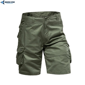 Shorts Cargo Décontractés Robustes en Toile pour Hommes, Respirants, Taille Haute, avec Cordon de Serrage, Idéaux pour l'Été, la Randonnée, les Voyages et le Sport, Service OEM - Product Image 5