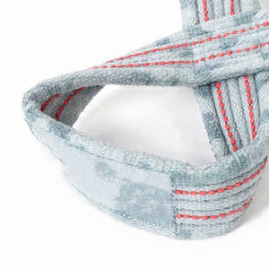 Sangles de levage en néoprène et cuir élastiques motif camouflage blanc pour soulevés de terre, haltérophilie, force de préhension, réglables, haute élasticité, pour la gym - Product Image 2