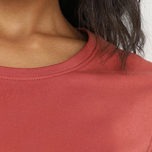 Camiseta Básica Lisa para Mujer, Algodón de Alta Calidad, Talla Grande, Casual, Personalizable con Bordado e Impresión, Ropa de Moda al por Mayor, Modelo 2026 - Product Image 5