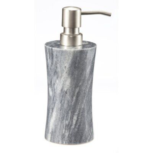 Distributeur de savon en marbre blanc au design moderne avec pompe chromée, distributeur de savon pour hôtel et salle de bain à domicile, décoration intérieure - Product Image 2