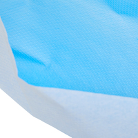 Bavoirs jetables pour adultes, imperméables, en papier PE, avec poche, pour les soins aux patients et aux personnes âgées, vente en gros