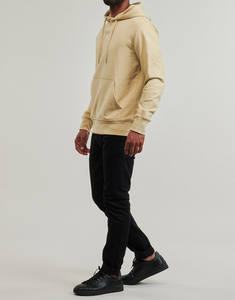 Sweat à capuche en polaire pour homme, logo brodé, coupe ample, écologique, poche avant, streetwear décontracté de qualité supérieure - Product Image 2